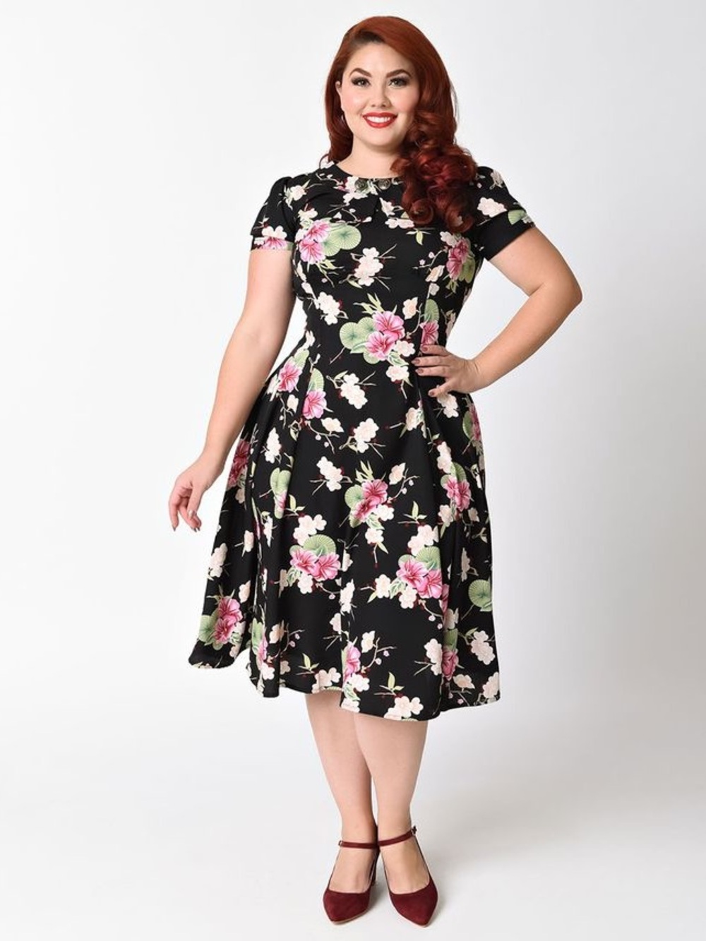 Hell Bunny Vixen Freya Dress Pin-up Swing Dress 3XL Retro Rockabilly